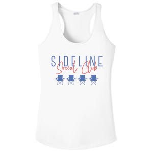 Game Day Sideline Social Club Tumbler Funny Mom Team Game Day Ladies PosiCharge Competitor Racerback Tank