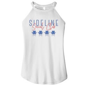 Game Day Sideline Social Club Tumbler Funny Mom Team Game Day Women's Perfect Tri Rocker Tank