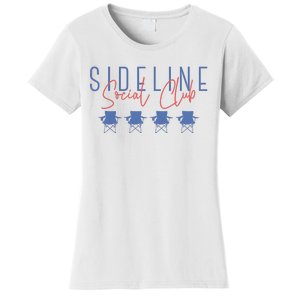 Game Day Sideline Social Club Tumbler Funny Mom Team Game Day Women's T-Shirt