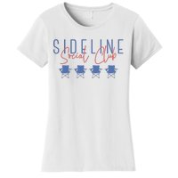 Game Day Sideline Social Club Tumbler Funny Mom Team Game Day Women's T-Shirt