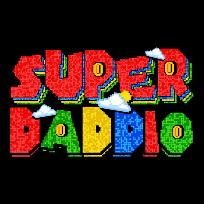 Gamer Dad Super Daddio Fathers Day Funny Gift Cooling Performance Crew T-Shirt