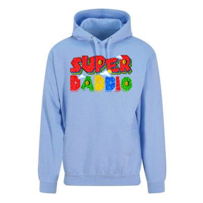 Gamer Dad Super Daddio Fathers Day Funny Gift Unisex Surf Hoodie