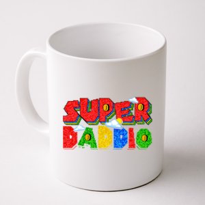 Gamer Dad Super Daddio Fathers Day Funny Gift Coffee Mug