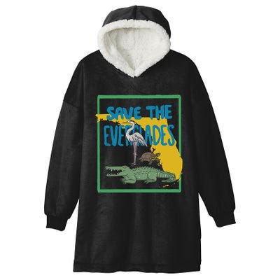 Gators Daily Save The Everglades Hooded Wearable Blanket