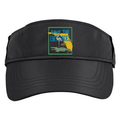 Gators Daily Save The Everglades Adult Drive Performance Visor