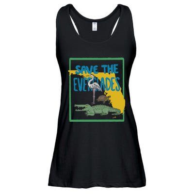 Gators Daily Save The Everglades Ladies Essential Flowy Tank