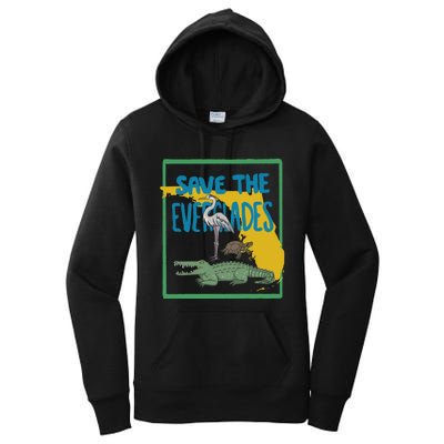 Gators Daily Save The Everglades Women's Pullover Hoodie