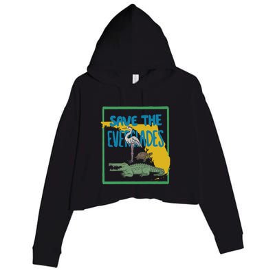 Gators Daily Save The Everglades Crop Fleece Hoodie