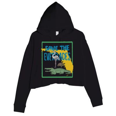 Gators Daily Save The Everglades Crop Fleece Hoodie