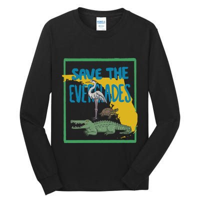 Gators Daily Save The Everglades Tall Long Sleeve T-Shirt