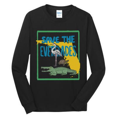 Gators Daily Save The Everglades Tall Long Sleeve T-Shirt