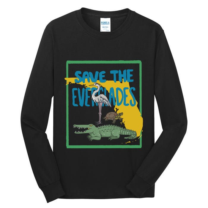 Gators Daily Save The Everglades Tall Long Sleeve T-Shirt