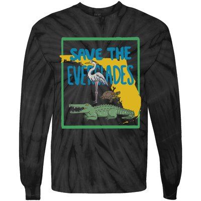 Gators Daily Save The Everglades Tie-Dye Long Sleeve Shirt