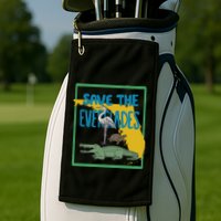 Gators Daily Save The Everglades Golf Towel