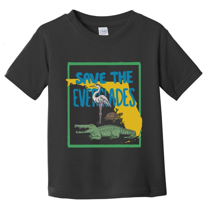 Gators Daily Save The Everglades Toddler T-Shirt
