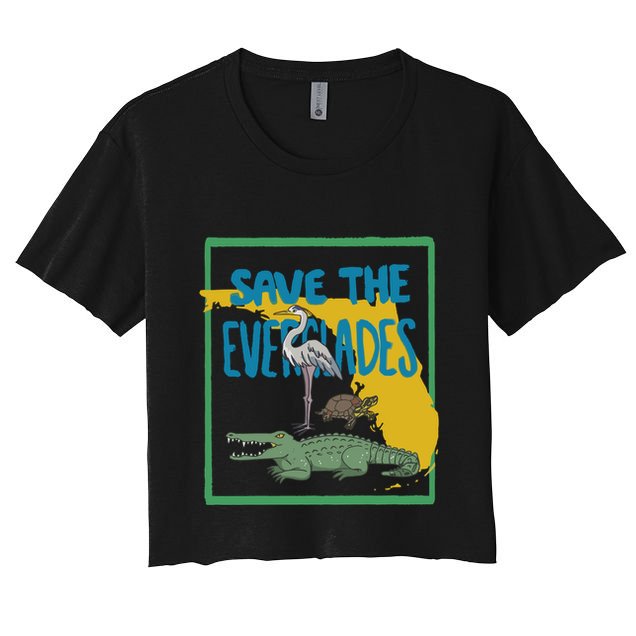 Gators Daily Save The Everglades Crop Top