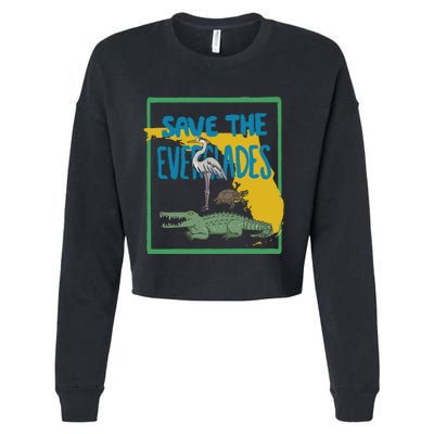 Gators Daily Save The Everglades Cropped Pullover Crew