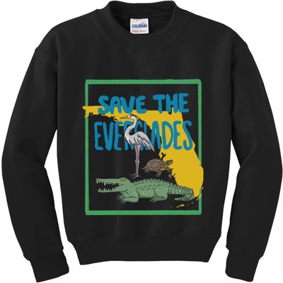 Gators Daily Save The Everglades Kids Sweatshirt