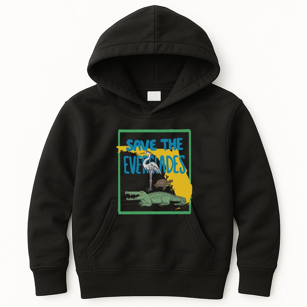 Gators Daily Save The Everglades Kids Hoodie