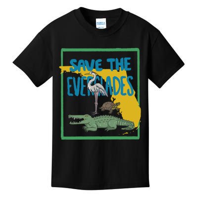 Gators Daily Save The Everglades Kids T-Shirt