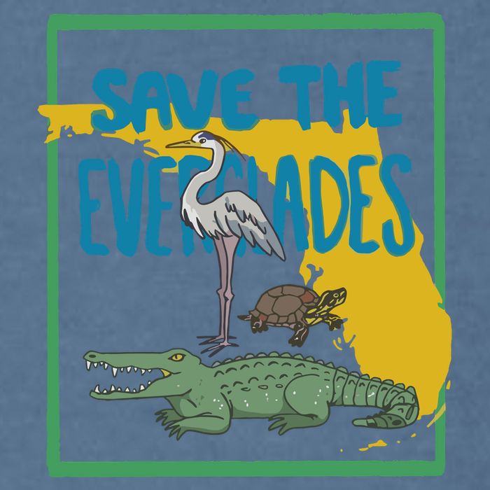 Gators Daily Save The Everglades Garment-Dyed Sweatshirt