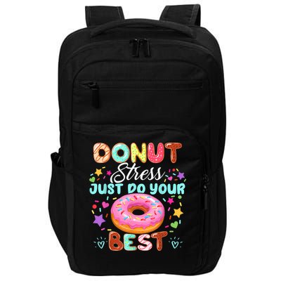 Groovy Donut Stress Just Do Your Best Testing Day Teachers Impact Tech Backpack