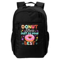 Groovy Donut Stress Just Do Your Best Testing Day Teachers Backpack