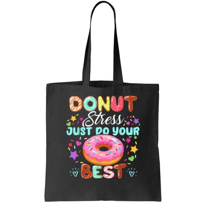 Groovy Donut Stress Just Do Your Best Testing Day Teachers Bag