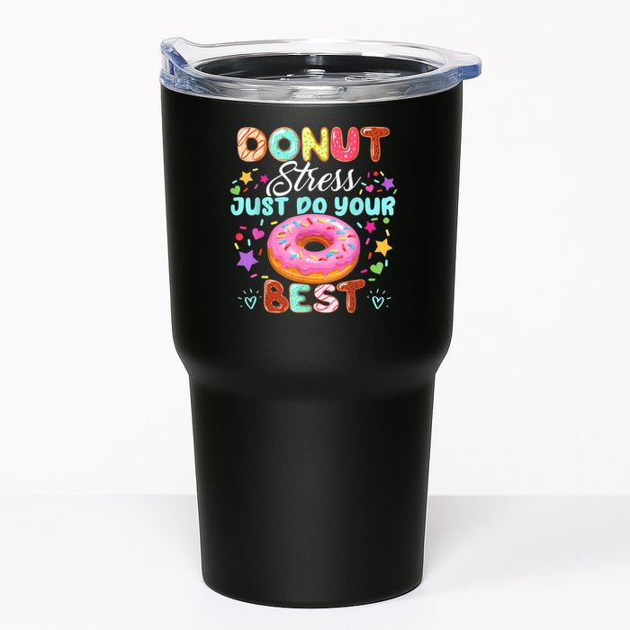 Groovy Donut Stress Just Do Your Best Testing Day Teachers Tumbler