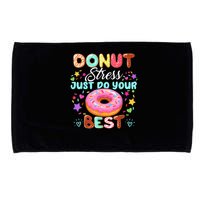 Groovy Donut Stress Just Do Your Best Testing Day Teachers Microfiber Hand Towel