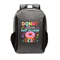 Groovy Donut Stress Just Do Your Best Testing Day Teachers Vector Backpack