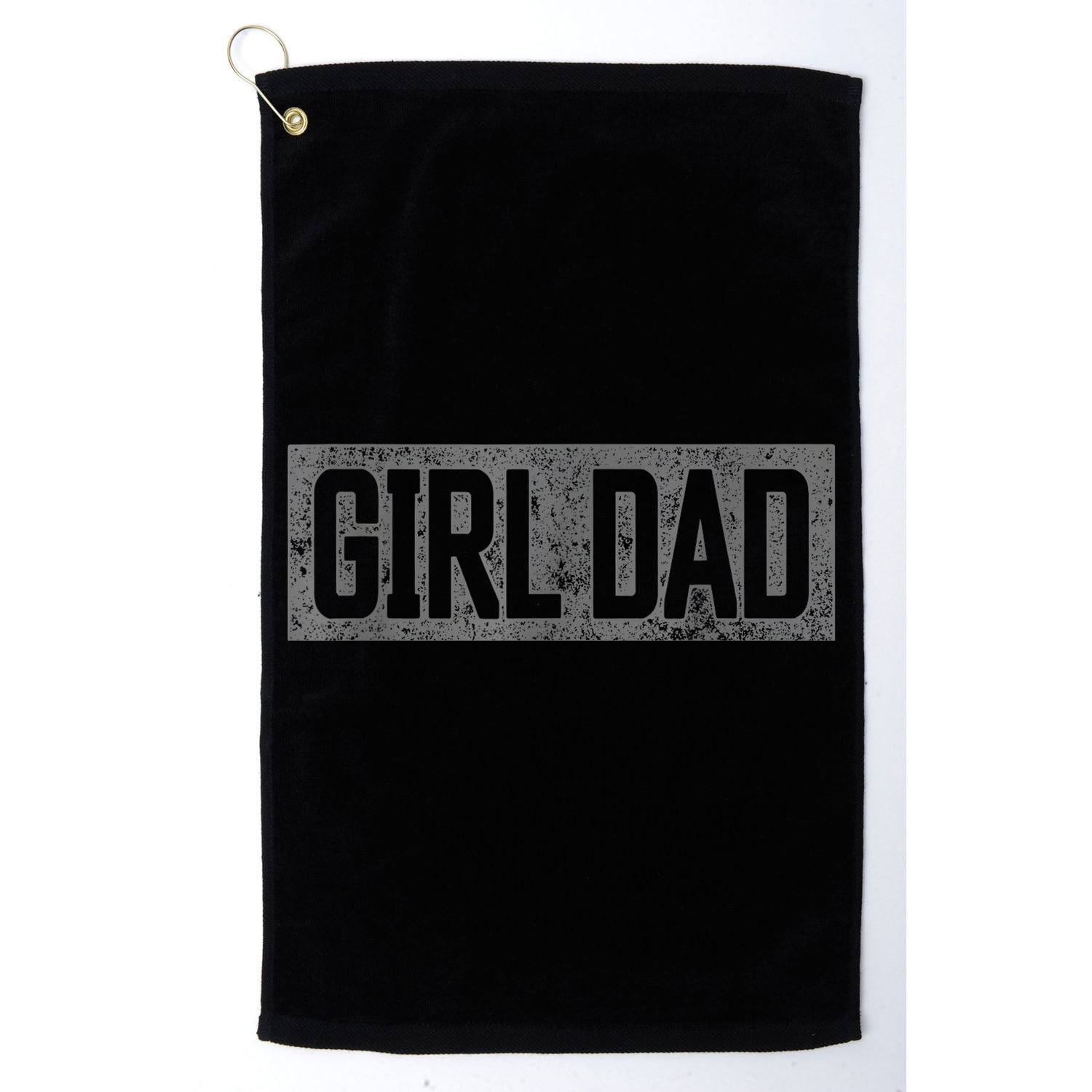 Girl Dad Shirts Men Proud Father Fathers Day Vintage Golf Towel