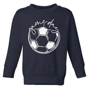 Game Day  Sports Parent  Soccer Mom Toddler Sweatshirt