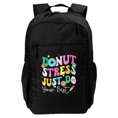 Groovy Donut Stress Just Do Your Best Test Day Backpack
