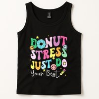Groovy Donut Stress Just Do Your Best Test Day Tank Top