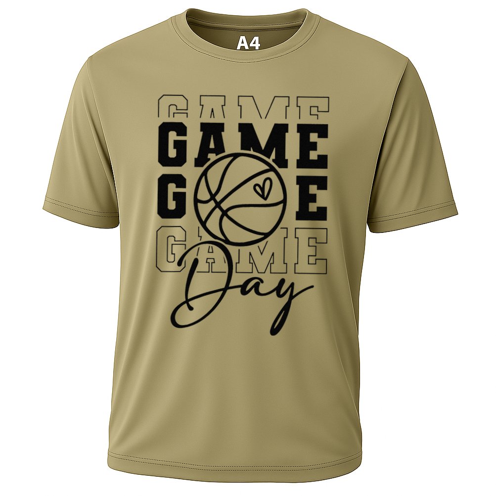 Game Day Sport Lover Mothers Day Basketball Mom Women Girl Performance Shirt