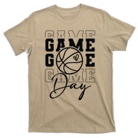 Game Day Sport Lover Mothers Day Basketball Mom Women Girl T-Shirt