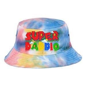 Gamer Dad Super Daddio Father's Day Funny Gift Tie Dye Newport Bucket Hat