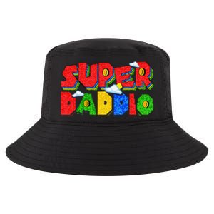 Gamer Dad Super Daddio Father's Day Funny Gift Cool Comfort Performance Bucket Hat