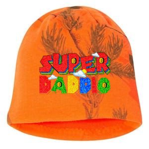 Gamer Dad Super Daddio Father's Day Funny Gift Kati - Camo Knit Beanie