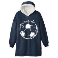 Game Day Shirts Sports Parent Shirts Soccer Mom Shirts Hooded Wearable Blanket