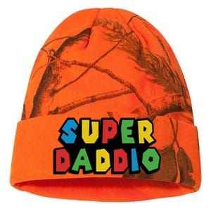 Gamer Dad Super Daddio Fathers Day Funny Gift Kati Licensed 12" Camo Beanie