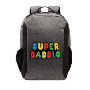 Gamer Dad Super Daddio Fathers Day Funny Gift Vector Backpack