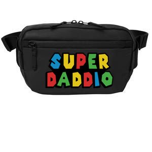 Gamer Dad Super Daddio Fathers Day Funny Gift Crossbody Pack