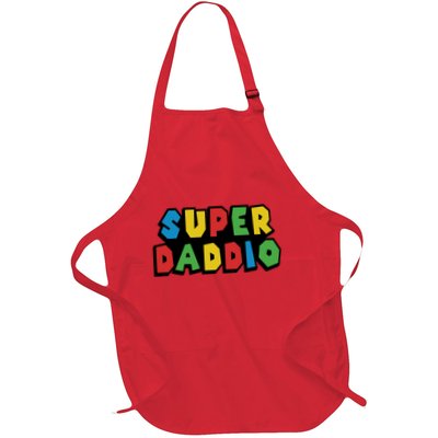 Gamer Dad Super Daddio Fathers Day Funny Gift Apron