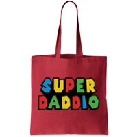 Gamer Dad Super Daddio Fathers Day Funny Gift Tote Bag