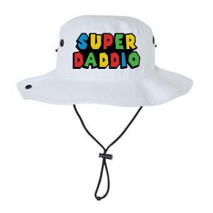 Gamer Dad Super Daddio Fathers Day Funny Gift Legacy Cool Fit Booney Bucket Hat