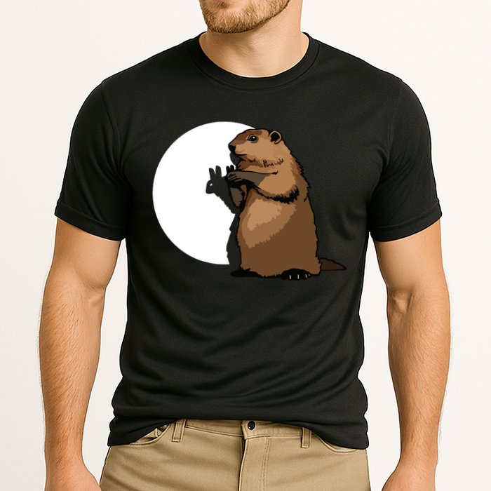 Groundhog Day Shadow Puppet Funny Gift Performance Shirt