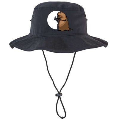 Groundhog Day Shadow Puppet Funny Gift Bucket Hat