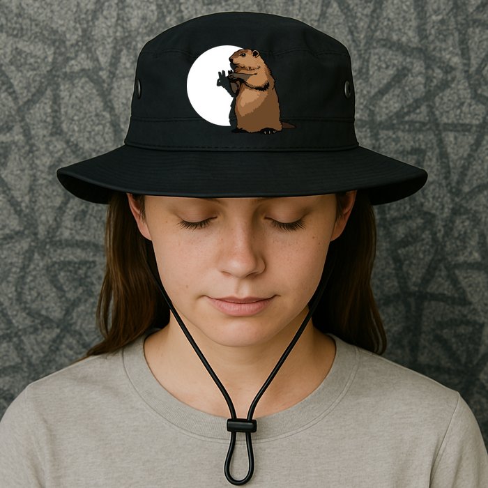 Groundhog Day Shadow Puppet Funny Gift Bucket Hat
